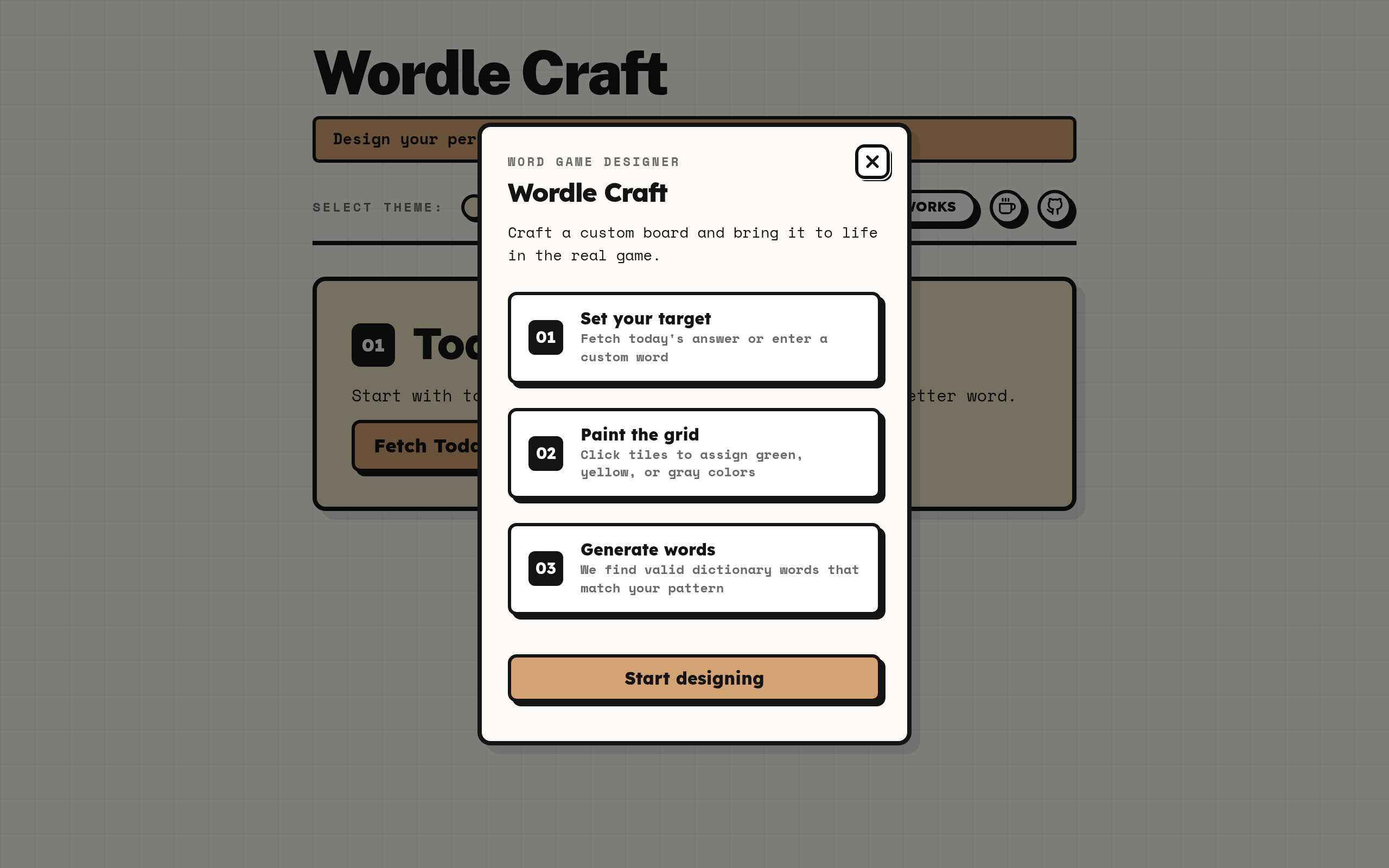 Wordle Craft